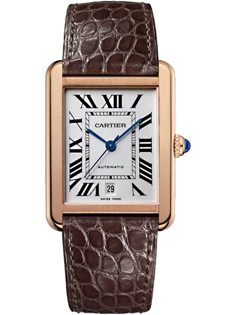 cartier tank solo small leather strap|cartier tank solo watch for sale.